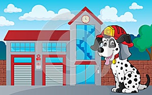 Firefighter dog theme 3