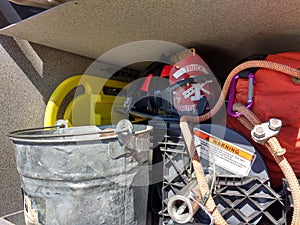 Firefighter Helmet and Gear, Rutherford, NJ, USA