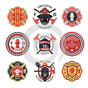 Firefighter Label Set