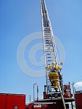 Firefighter Ladder Climb