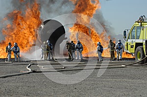 Firefighter training