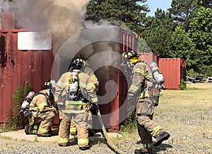 Firefighters are all about teamwork