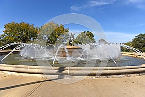 Firefighters Fountain in Kansas City Missouri