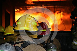 Firefighters Structure Fire