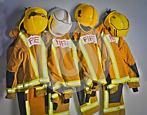 Firefighters uniforms photo