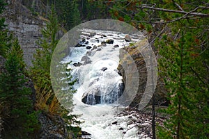 Firehole Falls - Yellowstone WY