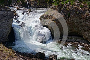 Firehole Falls - Yellowstone WY