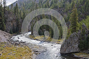 The Firehole River, Yellowstone National Park, Wyoming