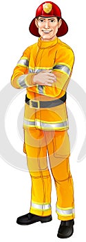 Fireman character