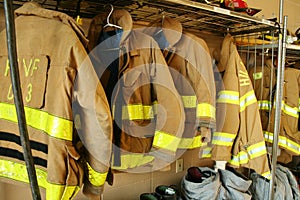 Fireman coats photo
