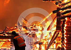 The fireman and fire