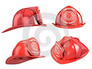 Fireman helmet photo