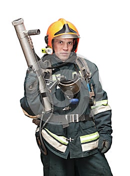 The fireman in regimentals