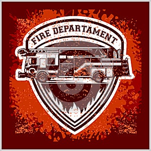 Firemans - t-shirt graphics, fire department, sworn to protect