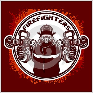 Firemans - t-shirt graphics, fire department, sworn to protect