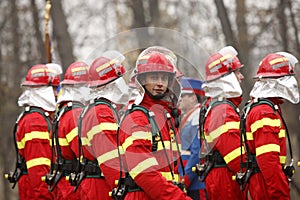 Firemen at the parade