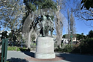 Firemen Sculpture Washington Square San Francisco 6