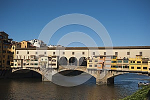 Firenze - Florence ponte vecchio in raining day