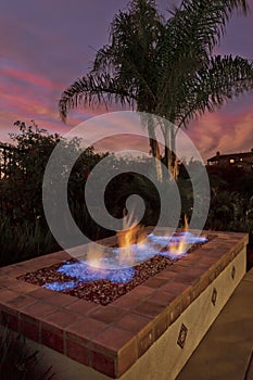Firepit, Backyard, Luxury Living photo