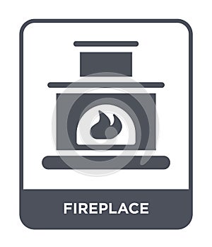 fireplace icon in trendy design style. fireplace icon isolated on white background. fireplace vector icon simple and modern flat