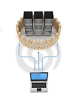 Firewall concept.