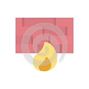 Firewall cyber attack icon. Simple color vector elements of hacks icons for ui and ux, website or mobile application