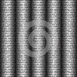 Firewall, Cyber Network Security, Data Encryption, Binary Computer Code Abstract Background. Vector.