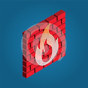 Firewall icon