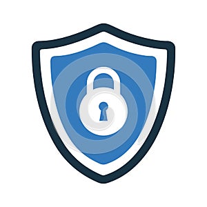Firewall, safety, security icon. Editable vector graphics.
