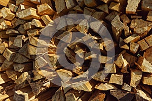 Firewood close up, background