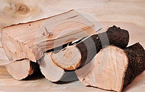 Firewood fuel energy