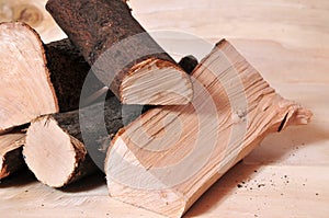 Firewood fuel energy