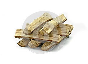 Firewood isolated on white. Log Isolated on a white. Log fire wood isolated on white background