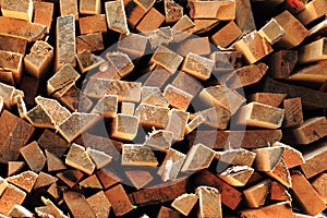 Firewood natural texture