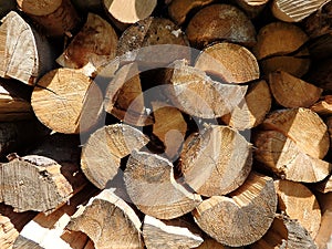 Firewood - natural texture