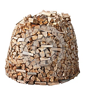 Firewood stack photo