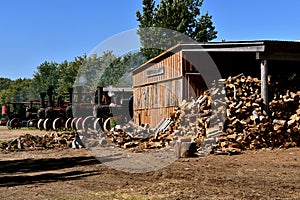 Firewood for steam engines