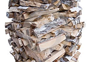 Firewood to stoke a furnace