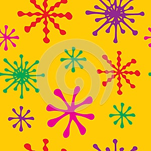 Abstract colorfull vector background, seamless pattern