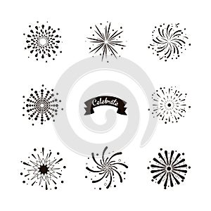 Firework celebrations and congratulations