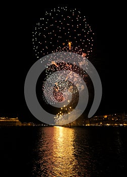 Firework Display over the Grand Harbour