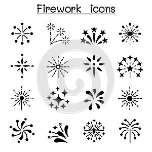 Firework & Firecracker icon set