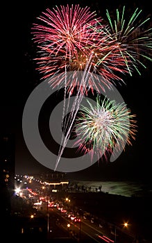 Firework on the Pier Village