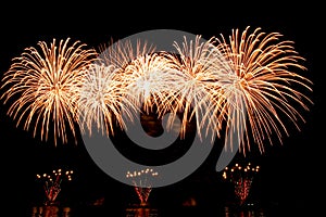 Soaring up in the sky.