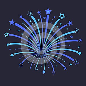Firework vector illustration