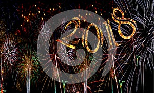 Fireworks 2018 Golden numbers