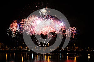 Fireworks at Ala Moana Beach Park