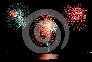 Fuochi d'artificio sul Spiaggia 