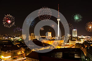 Fireworks in berlin