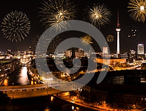 Fireworks in berlin